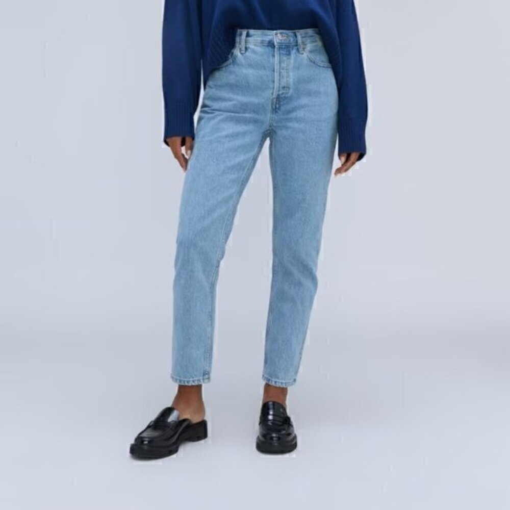 Everlane Light Wash The Cheeky Jean Size 24 Crop